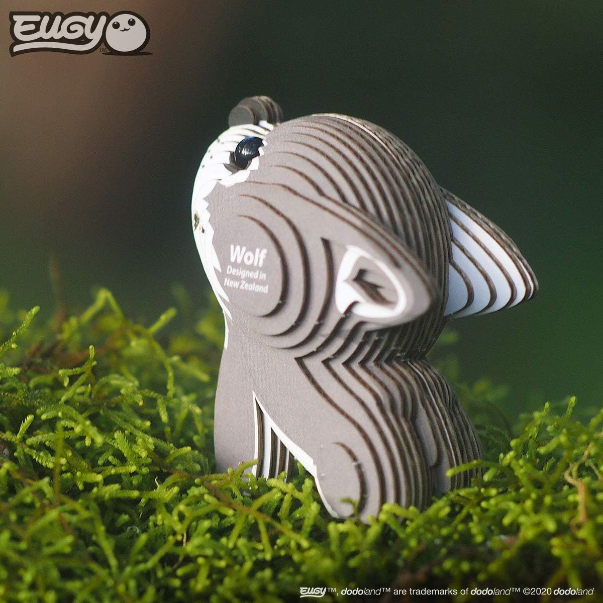 EUGY 040 Wolf 3D Puzzle - 24 Piece Eco-Friendly Educational Toy Puzzle for Boys, Girls & Kids Ages 6+ image number 2