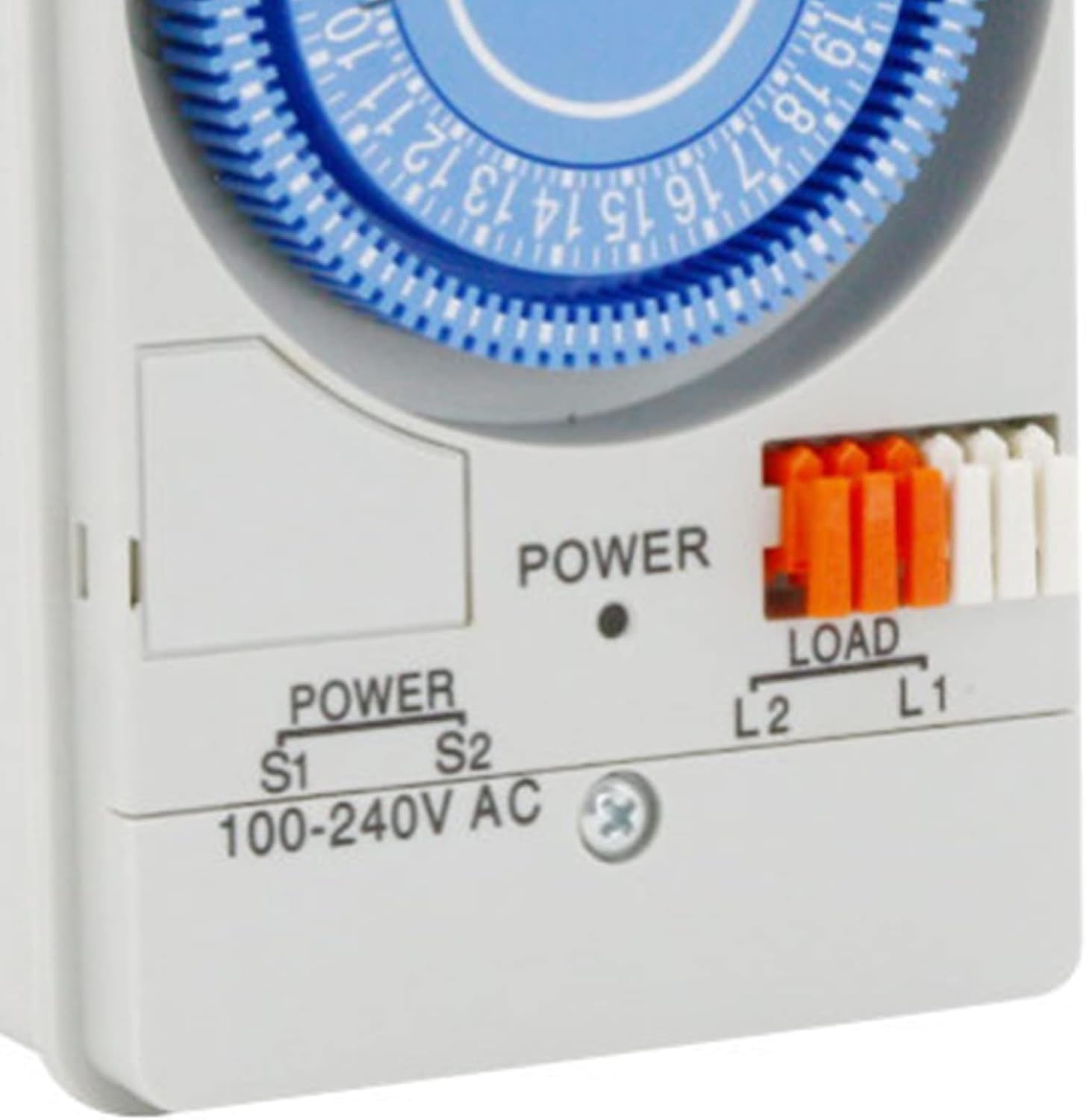24 Hour Segment Timer Light Switch, Mechanical Time Switch Built in Battery, Microcomputer Timer Controller for Industrial Use image number 1