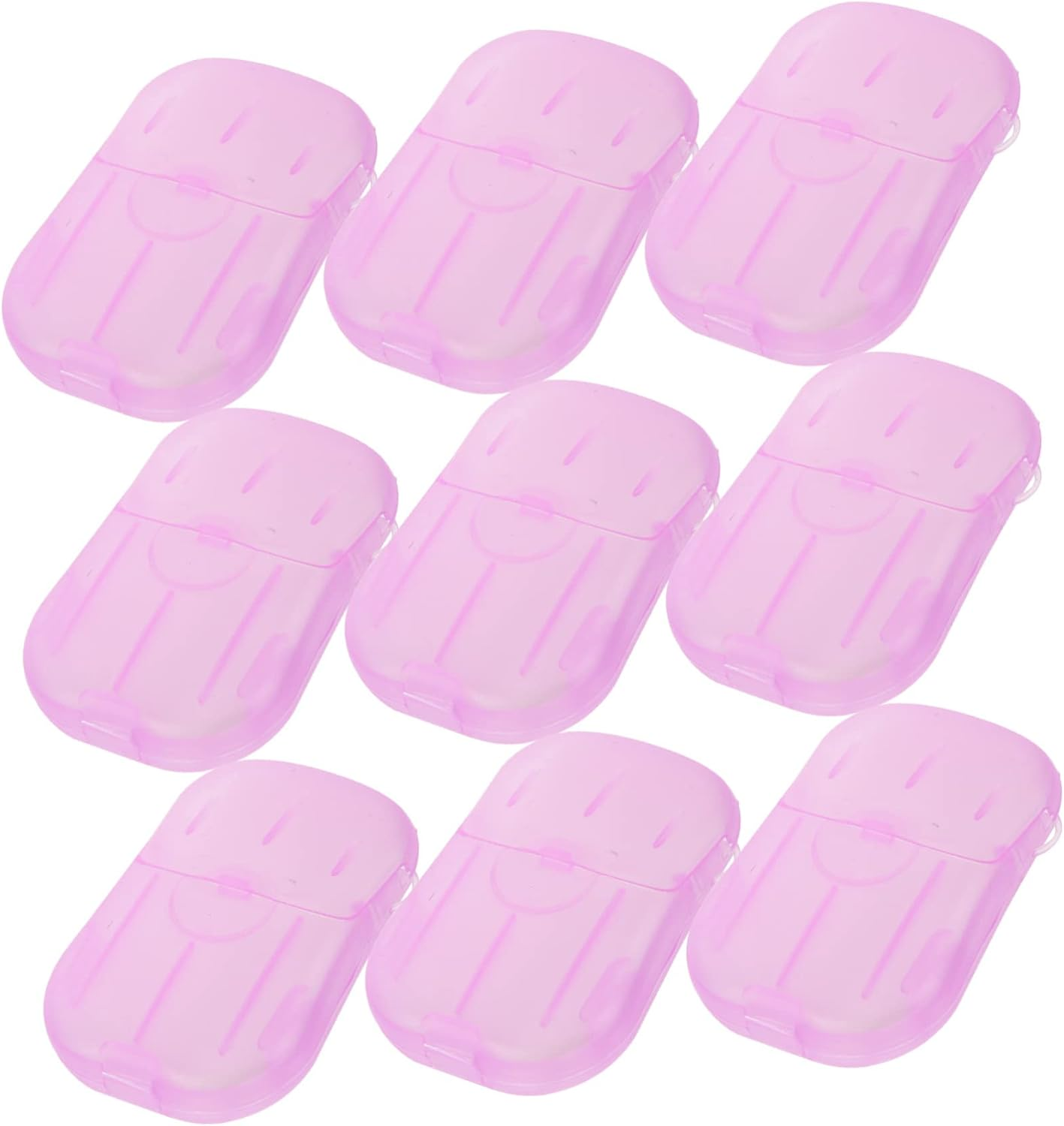 Alipis Pack Portable Travel Soap Sheets Hand Cleaning Soap Slices for Camping Hiking Business Trips image number 4