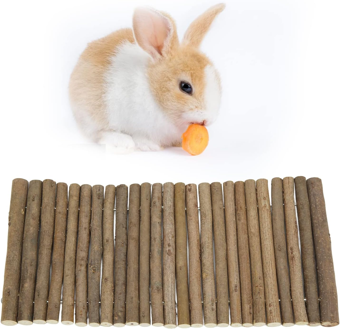 Wood Hamster Bridge, Wooden Hamster Bridge Safety for Small Rabbits 15 * 30CM image number 4