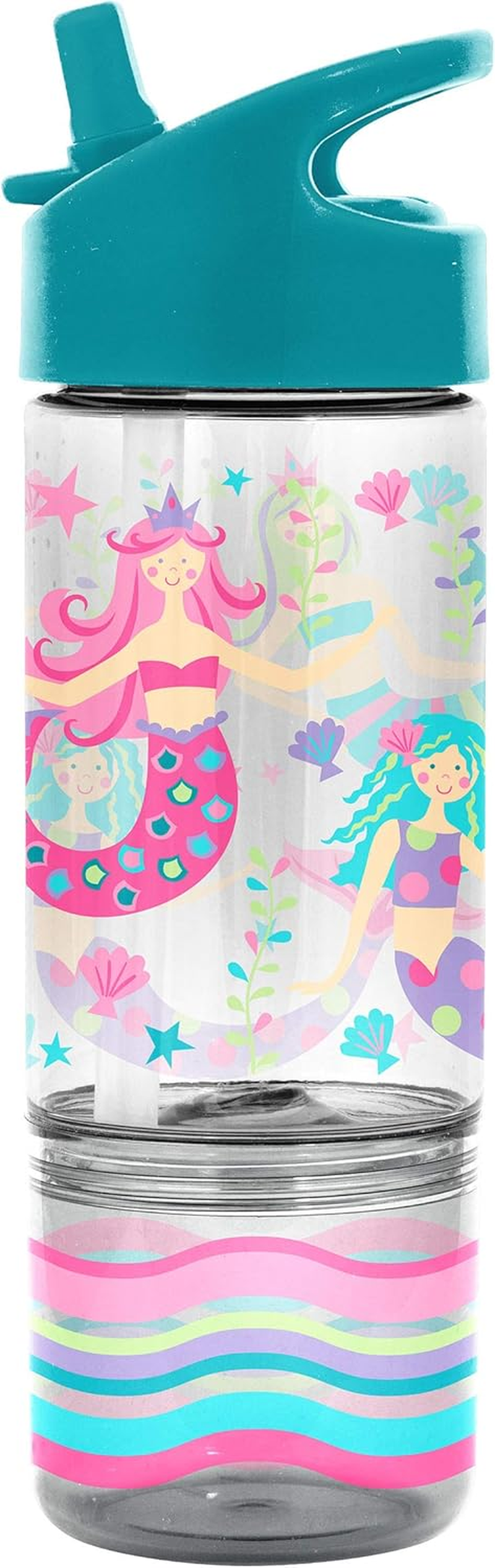 Stephen Joseph SIP and Snack Sloth Bottle Combo Bottle 350Ml + Snack Cup 104Ml, 2.5&rdquo;X 8.25&rdquo; (6.3Cm X 2Cm), Pink