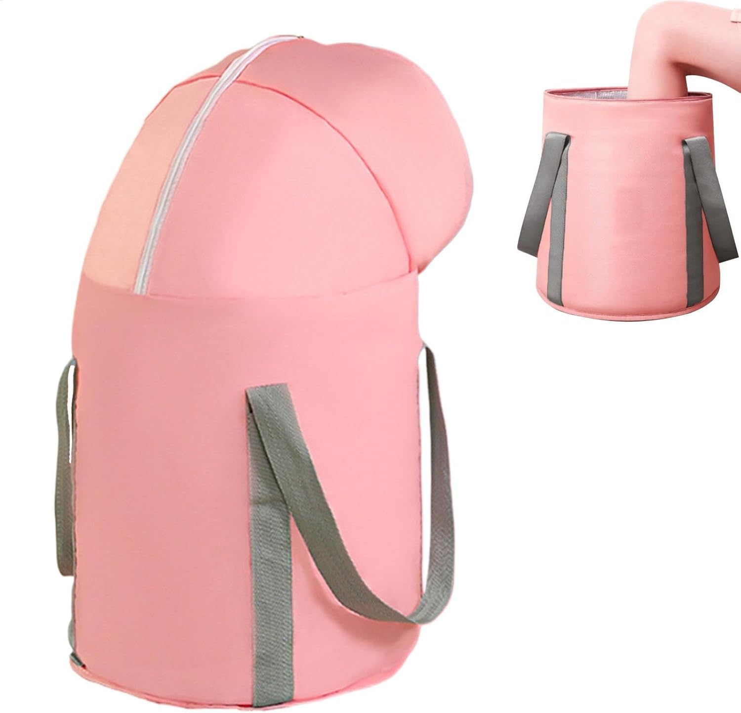 Foot Soaking Bucket,Foldable Foot Bath Basin Feet Soaking Tub with Knee Cover - Foot Spa Bucket Pedicure Foot Spa Tub Bag for Outdoor, Laundry, Camping Use