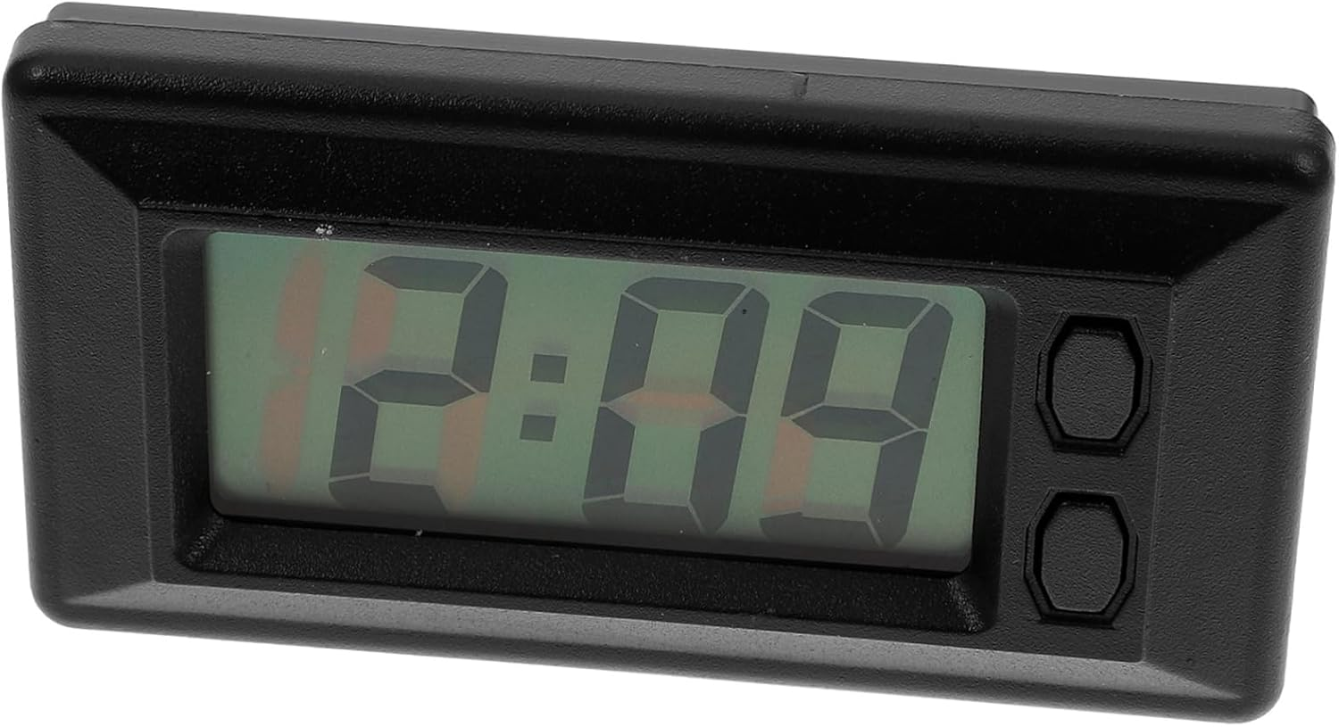 Gatuida Car Electronic Clock 3D Clock Self Adhesive Digital Clock Travel Alarm Clock Digital Clocks Clock Projector Ultra Thin Digital Clock Digital Calendar Magnetic Clock Black Plastic