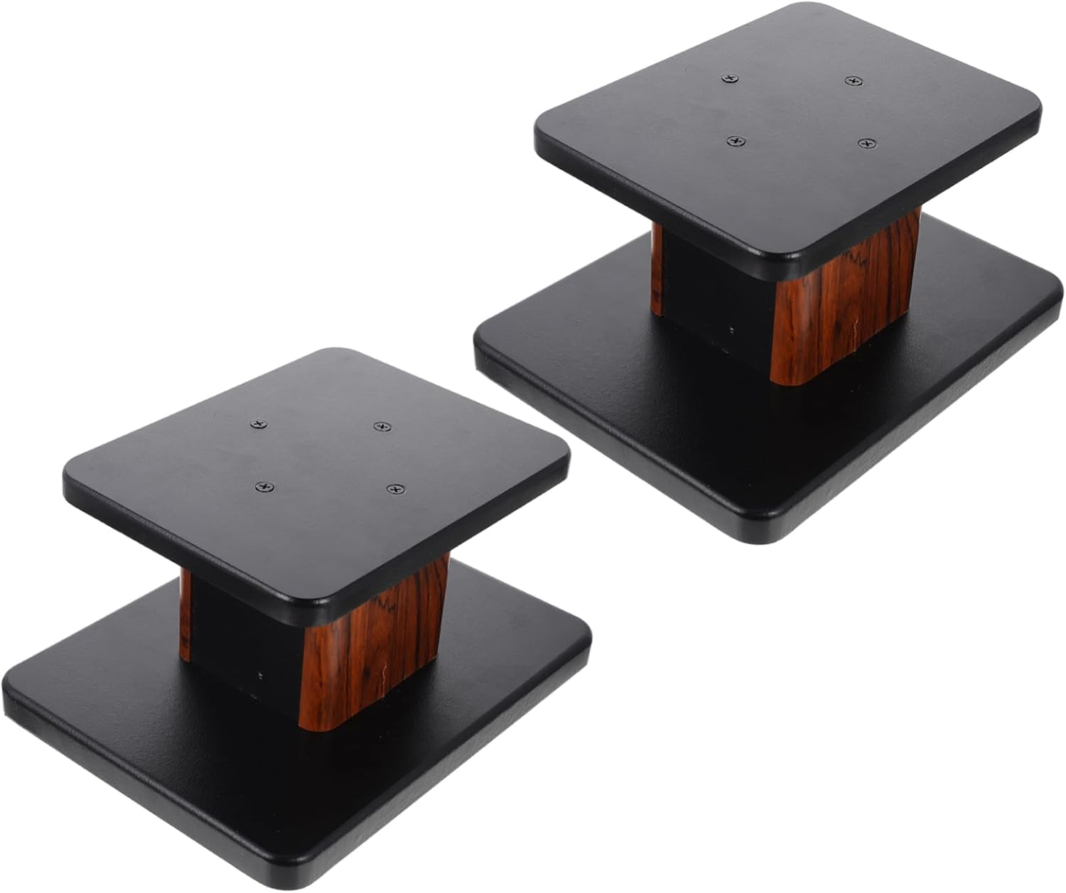 CHILDWEET Floor-Standing Speaker Stand Practical Speaker Stand for Home Theater Use Heavy Duty Stability Cable Management Modern Tempered Glass Design for Surround Sound Systems