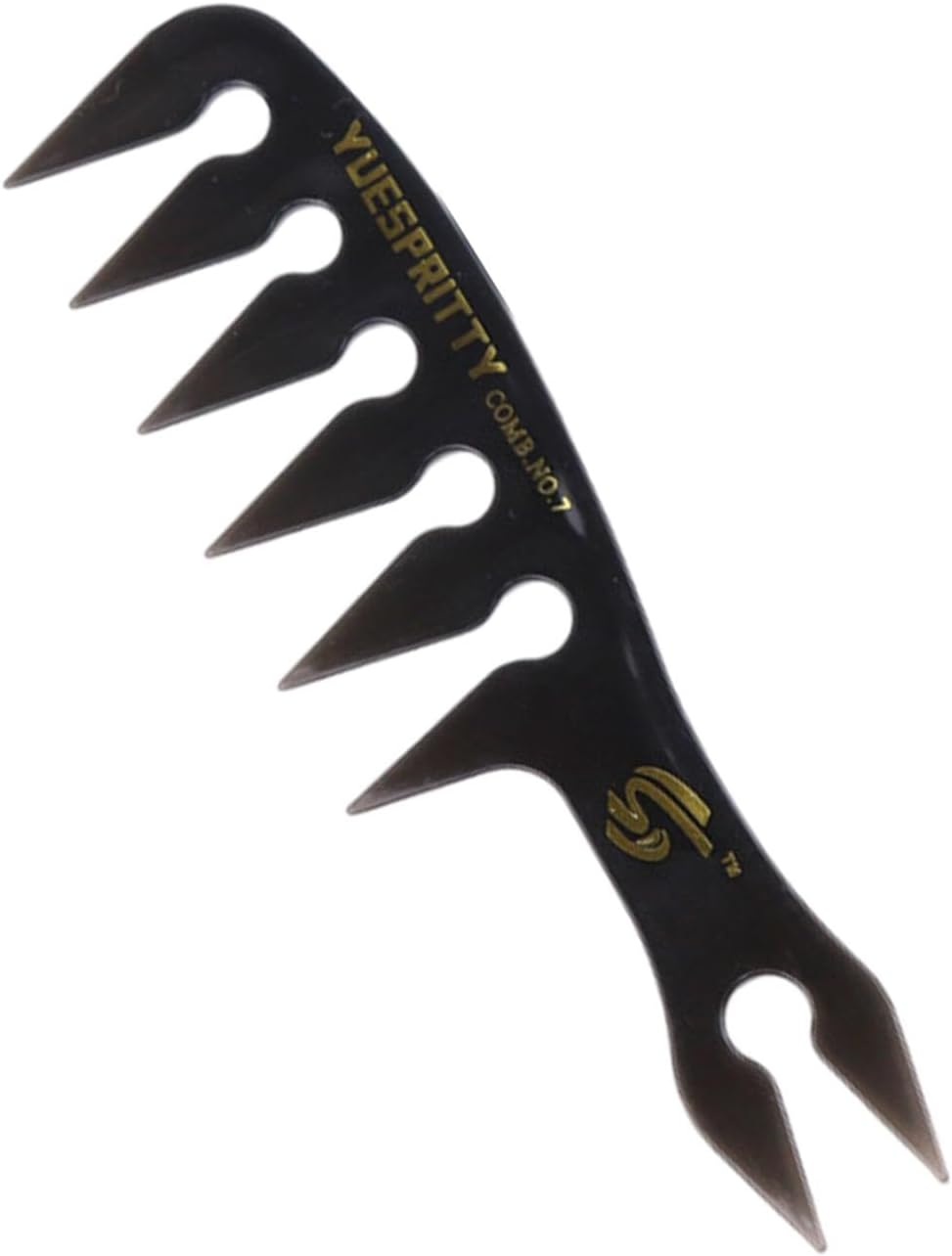 Slicked-Back Combs - Wide Tooth Comb Hairdressing Brush,Wide Large Tooth, Slick Back Hair Brush, Retro Oil Head, Men'S Styling Comb for Salon Barbers, Men Boy Gentleman