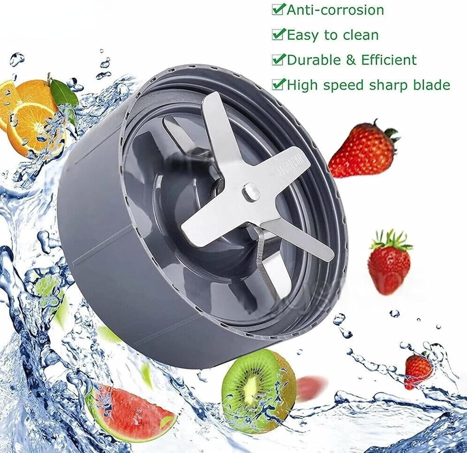 Replacement Extractor Blade with Gasket for Nutribullet 600W & 900W Pro Series Blender Blade Replacement Accessories Parts,2-Pack image number 5