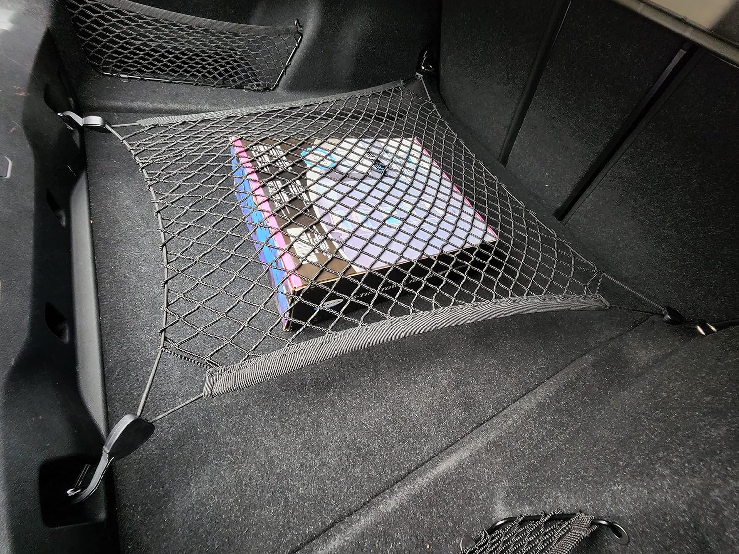 Floor Style Trunk Mesh Cargo Net for BMW 3 Series (G20) 2018-2025 - Premium Trunk Organizers and Storage - Luggage Net for Sedan - Best Car Organizer for BMW 3 Series image number 3