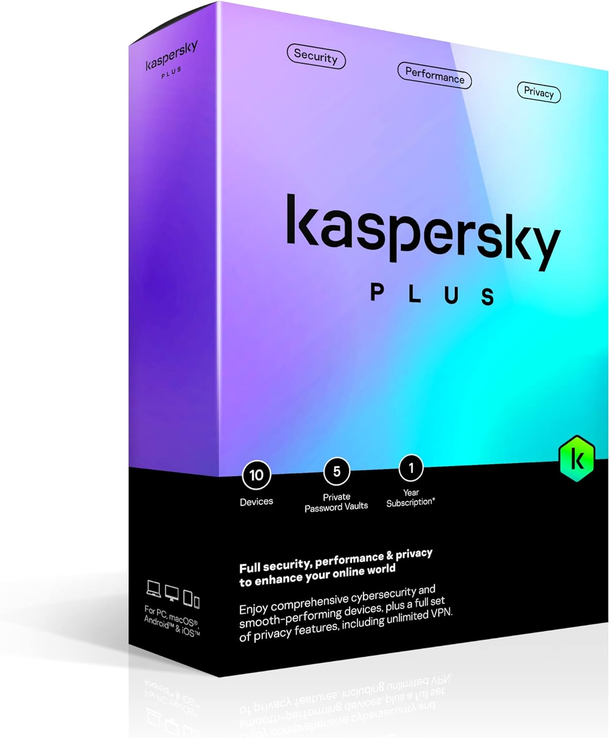 Kaspersky plus 3 Devices 2 Years Licese Key Card image number 1