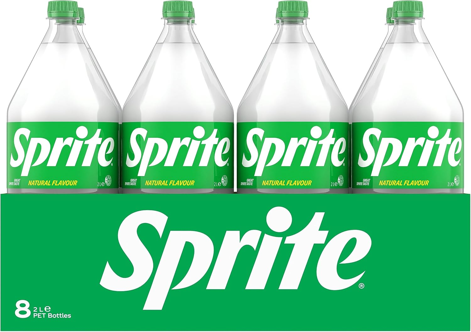 Sprite Soft Drink Multipack Bottles 8 X 2L image number 2