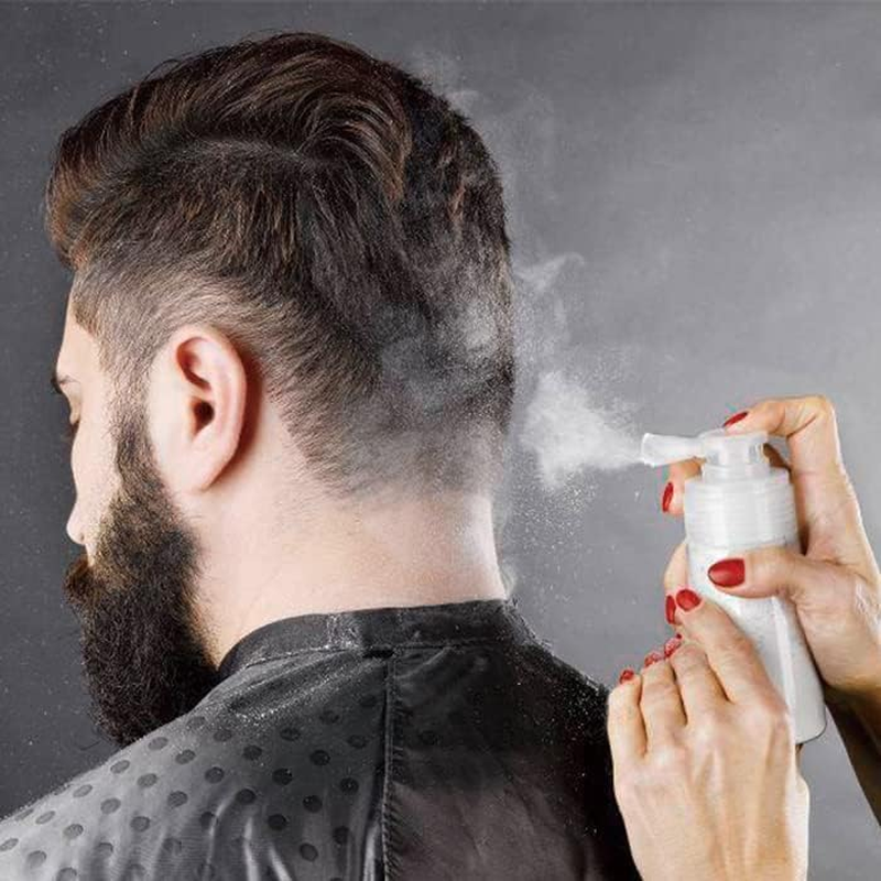 DRY Powder Spray Bottle, Empty Powder Travel Cosmetics Blower, Refillable Hair Fiber Applicator (Transparent, One Size) image number 3