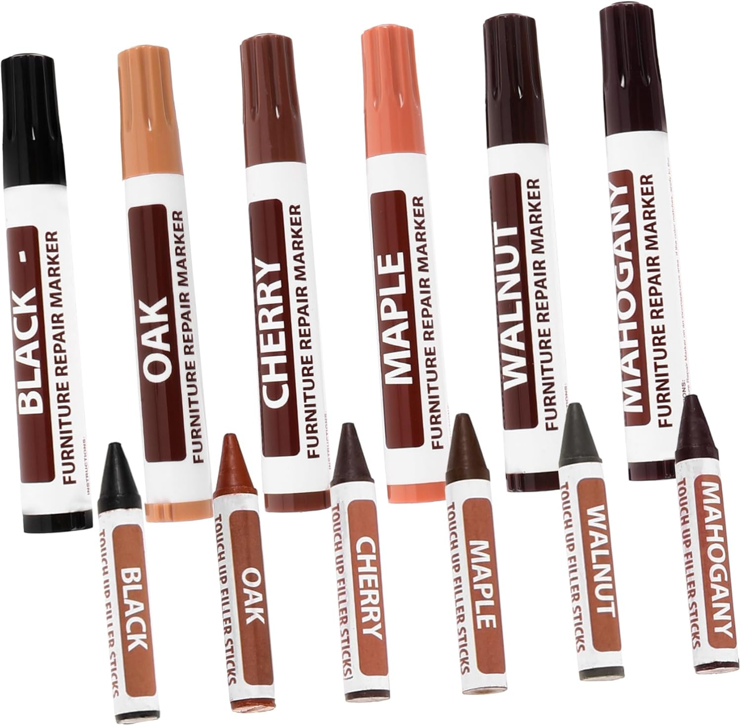 Furniture Touch-Up Markers Pen for Wooden Furniture Repair Kit Scratch Pen Portable Design for Household and Wood Floor Repair image number 6