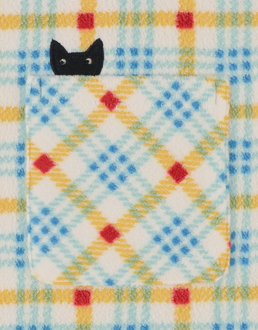 Wacoal HDW409 ATSUKO MATANO Women'S Pajamas, Micro Fleece Material, Warm, Long Sleeves, Long Pants, Winter