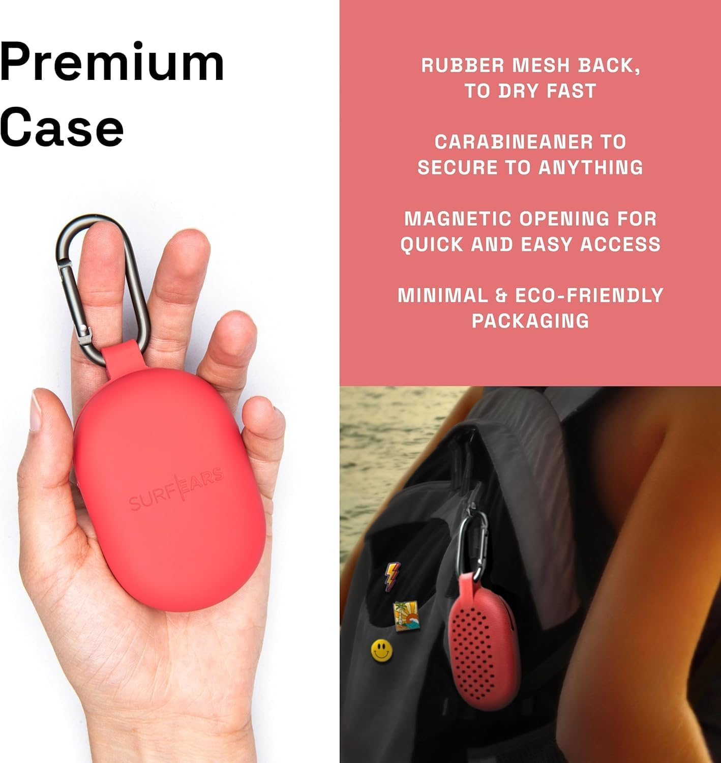 Surfears &ndash; Ear Plugs That Keep Water Out & Sound in &ndash; Surfing Ear Protection image number 6