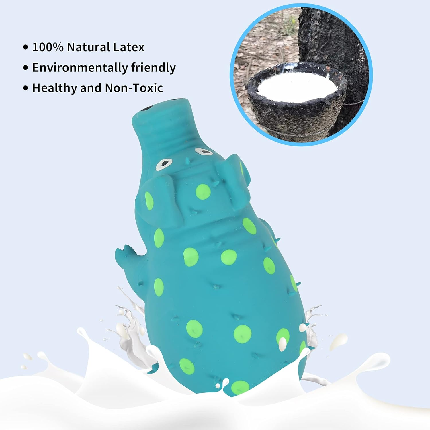 Squeaky Pig Dog Toys, 2 Pack Grunting Pig Dog Toy That Oinks Grunts for Small Medium Large Dogs, Durable Rubber Pig Squeaker Dog Puppy Chew Toys, Latex Interactive Squeak Funny Cute Dog Toy Set