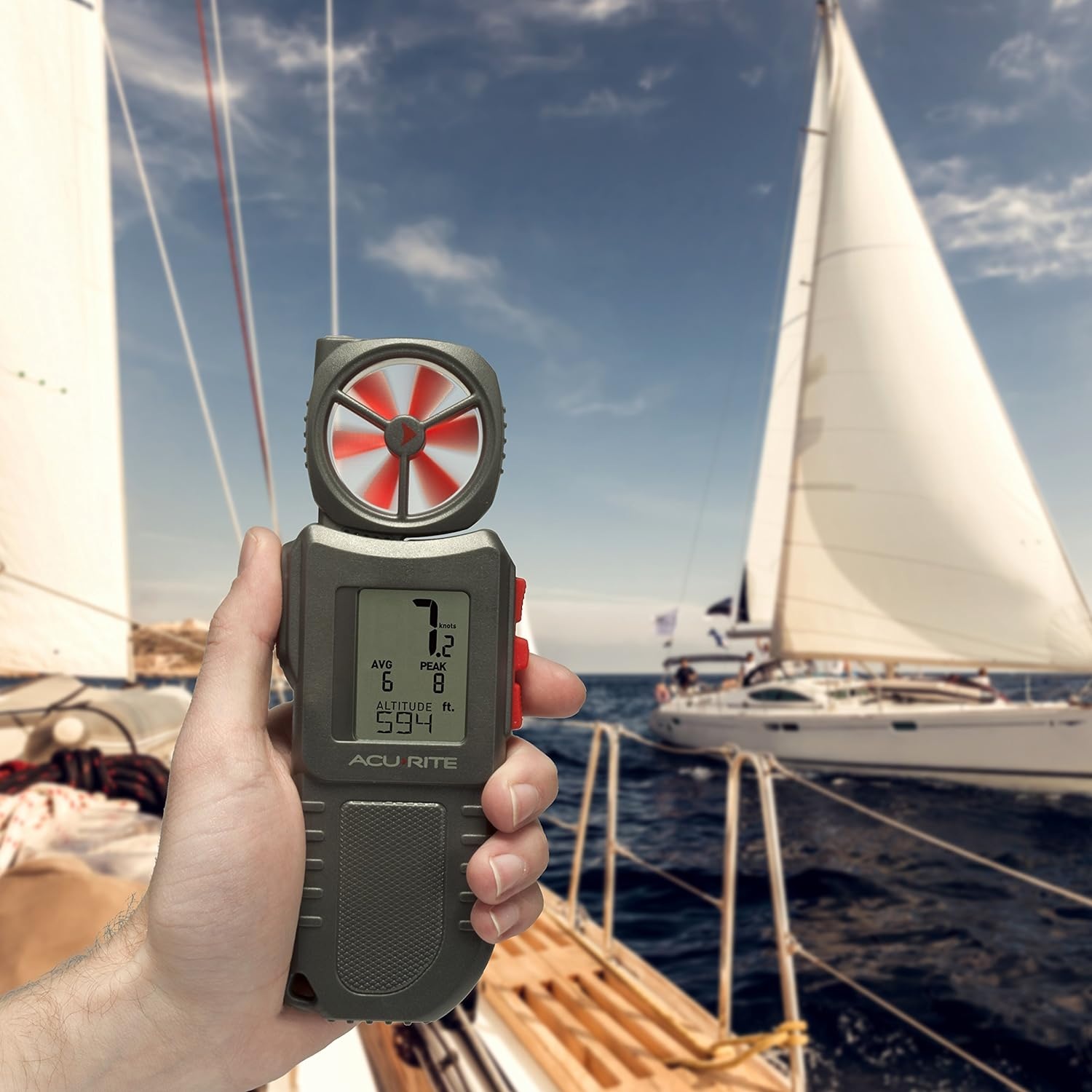 Acurite 00256M Portable Anemometer with Inspection Light image number 5