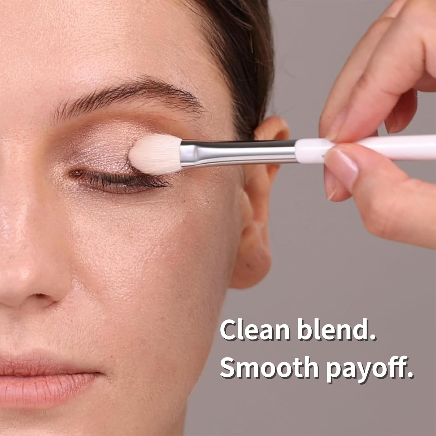 Albeaut Eyeshadow Brush, Eye Makeup Brush Even Eyeshadow Applicators with Soft Wool Bristles image number 4