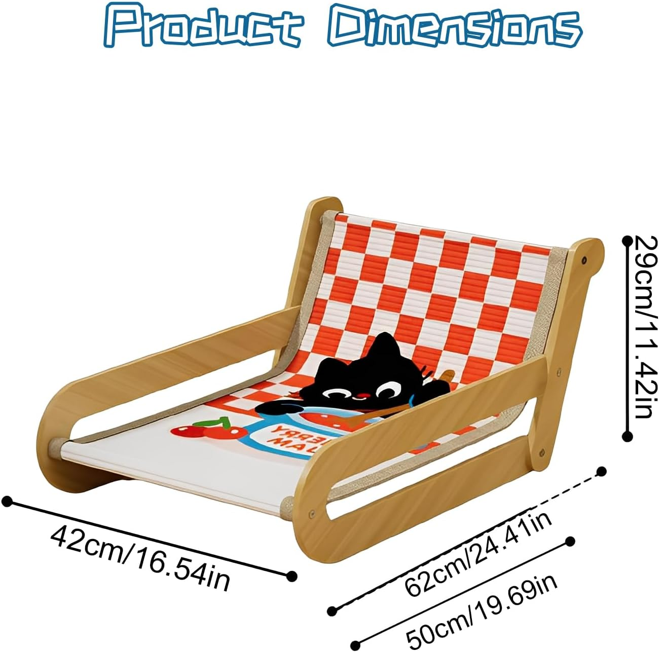 Tianher Scratching Post, Cat Scratching Board Aesthetic Cat Scratcher Sisal Durable Scratch Pad Scratch Mat Dual-Use Sisal Cats Scratcher Pet Furniture for Indoor Cats image number 1