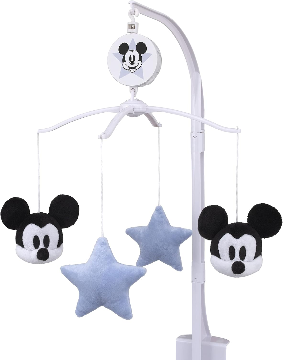 Disney Minnie Mouse Be Happy Pink & Aqua Plush Musical Mobile, Pink, Aqua, Raspberry