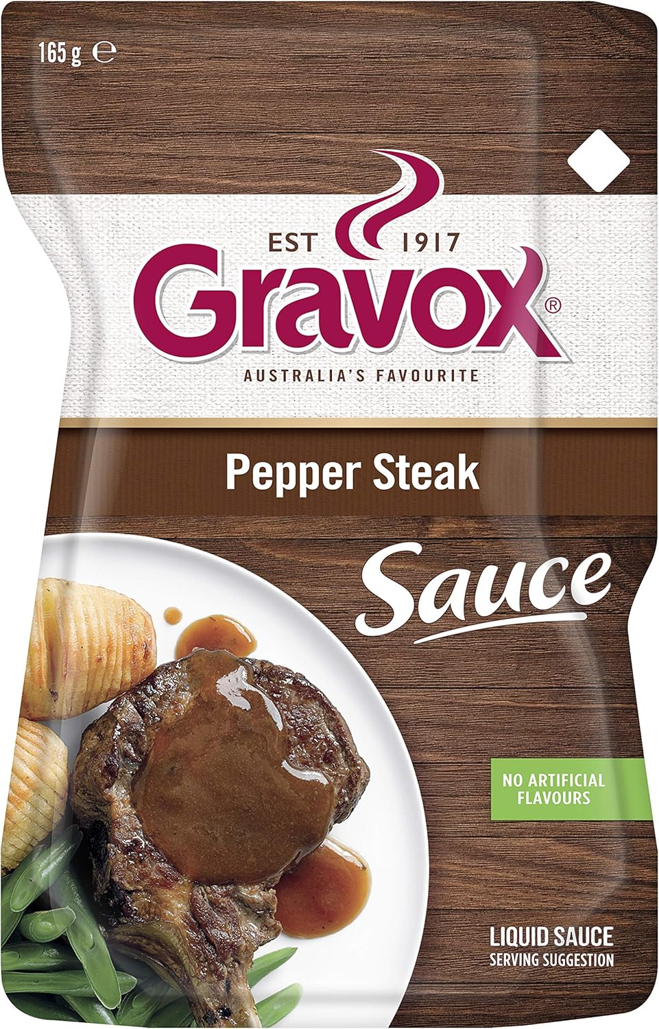 Gravox&reg; Pepper Steak Sauce Liquid Pouch 165G image number 5