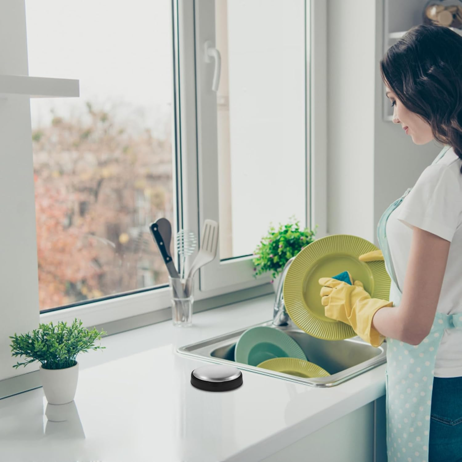 LABRIMP Stainless Steel Soap Bar Odor Remover for Kitchen Fish Smell Shaped Soap Reusable Odor Absorber for Hands image number 1