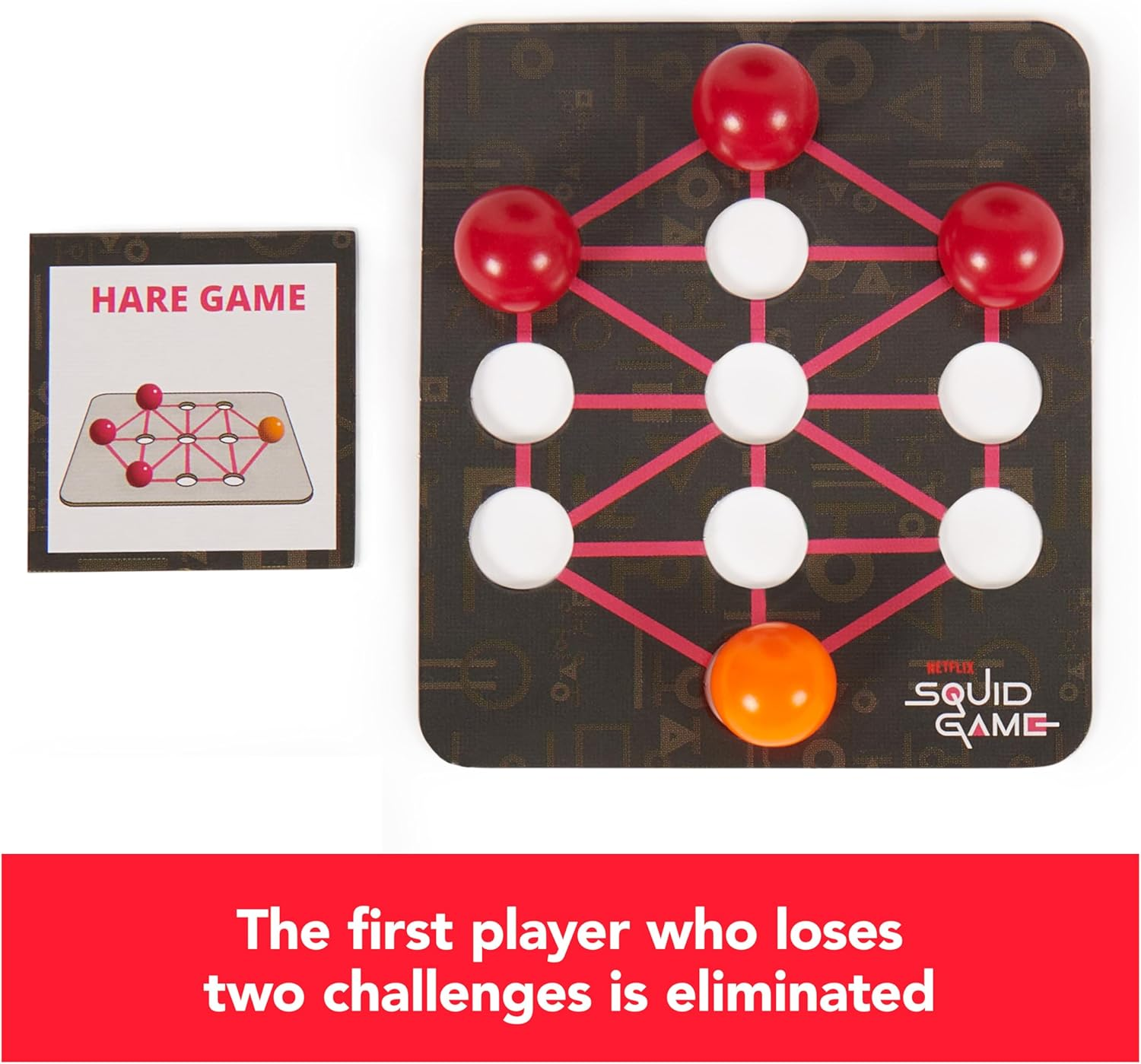 Spin Master Games, Squid Game Marbles Based on the Hit Netflix Drama, for Adult Players to Test Their Luck, 2 Players, for Ages 18 & Up image number 1