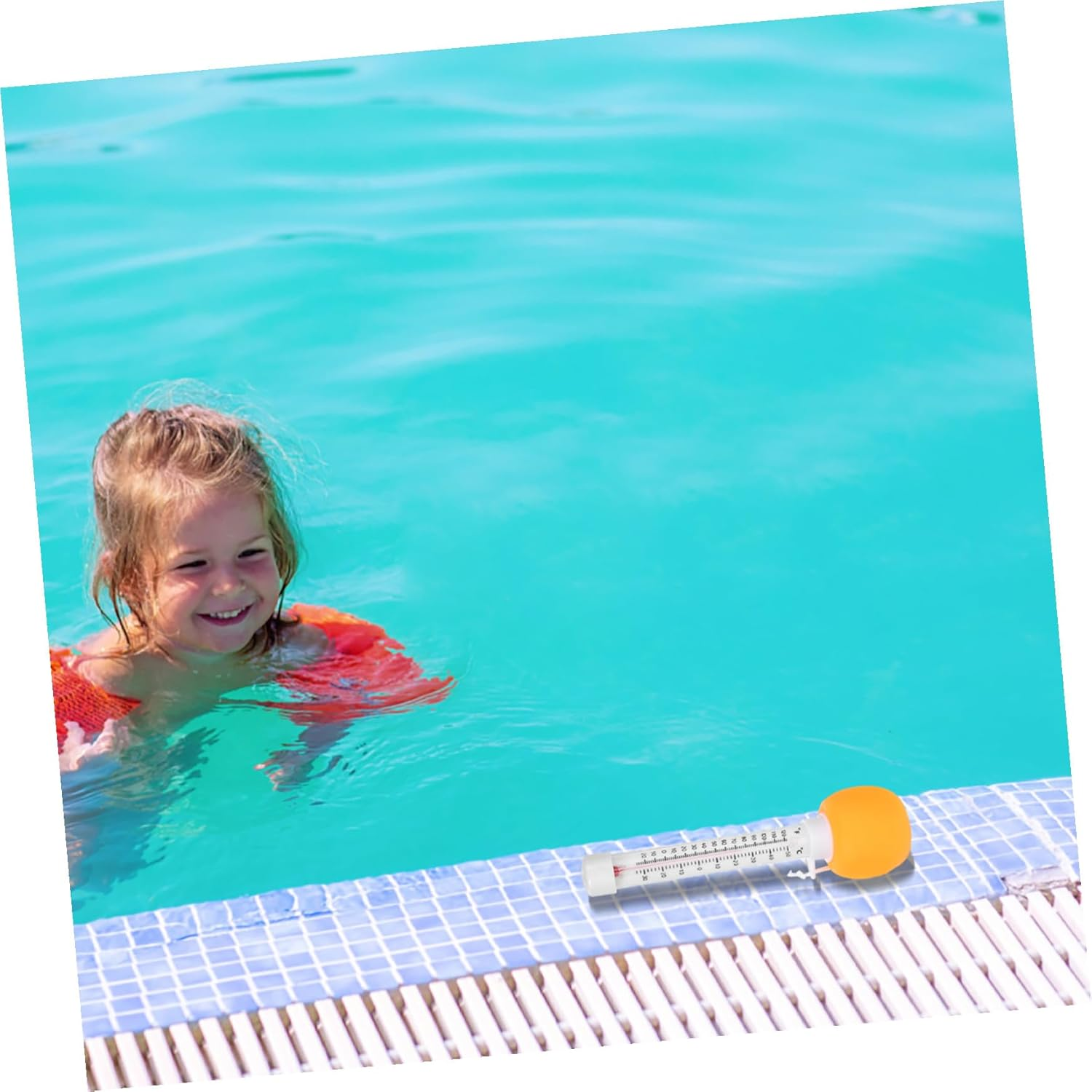 Didiseaon Floating Pool Thermometer Cartoon Design Easy-Read Water Temperature Gauge for S Bath Hot Tub and Swimming Pool Safety