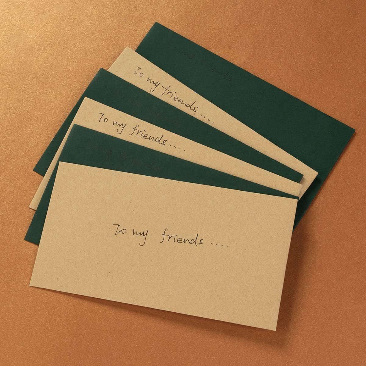 100 Pack Cash Envelopes #7 Coin Envelopes Self Seal for Money Saving, Cash, Budgeting, Check, Gifts Cards, 3 1/2 X 6 1/2 Inches (Kraft Brown) image number 4