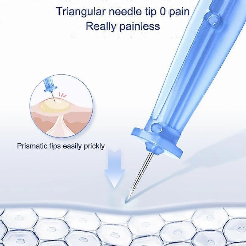 VJSSUJK Professional 50-Piece Disposable Acne Tool Kit - Blackhead & Pimple Popper for Blemish, Whitehead & Comedone Removal - Facial Skin Care Tools for Home & Salon Use