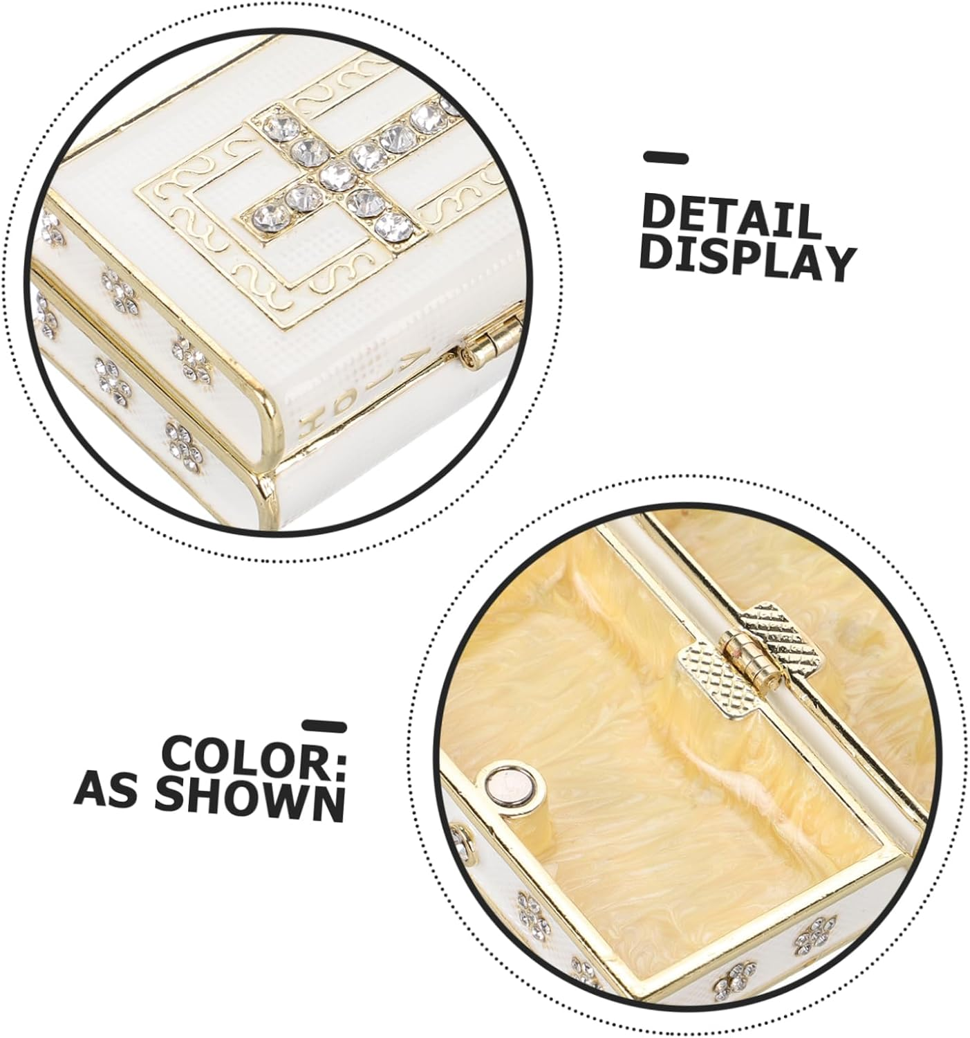 SUPVOX Vintage Book Shaped Storage Box Decorative Key Organizer Jewelry Keepsake Box Unique Simulation Book Design for Bookshelf image number 1