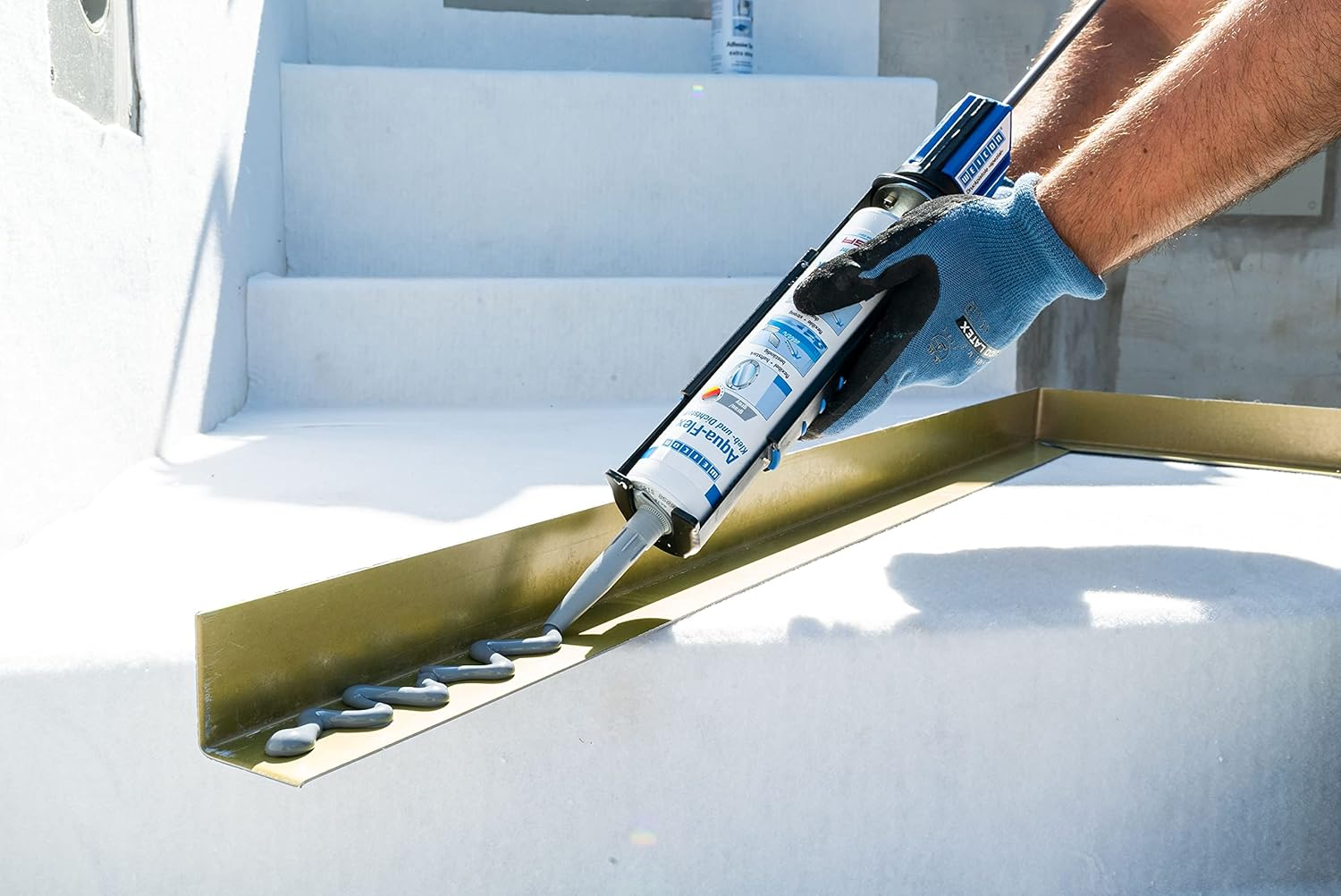 WEICON Aqua-Flex 310Ml Elastic Underwater Adhesive Pool Pond Liners Ms-Polymer Base Grey image number 2