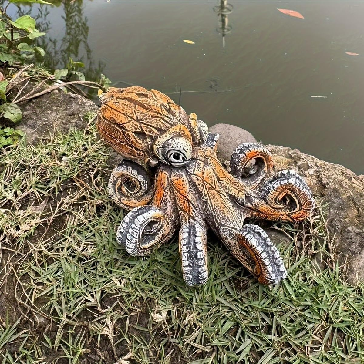 Cross-Border New Octopus Home Outdoor Fish Tank Scene Layout Decorative Art Crafts Ornaments image number 6