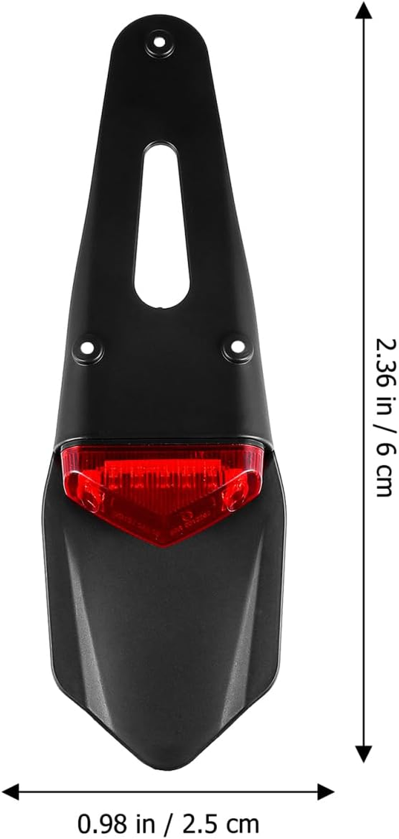 ULTECHNOVO Motorcycle Rear Lamp Led Taillight Brake Running Light Universal Fit High Brightness for Motorbike Car Trailer Motocross Dirt Bike image number 3