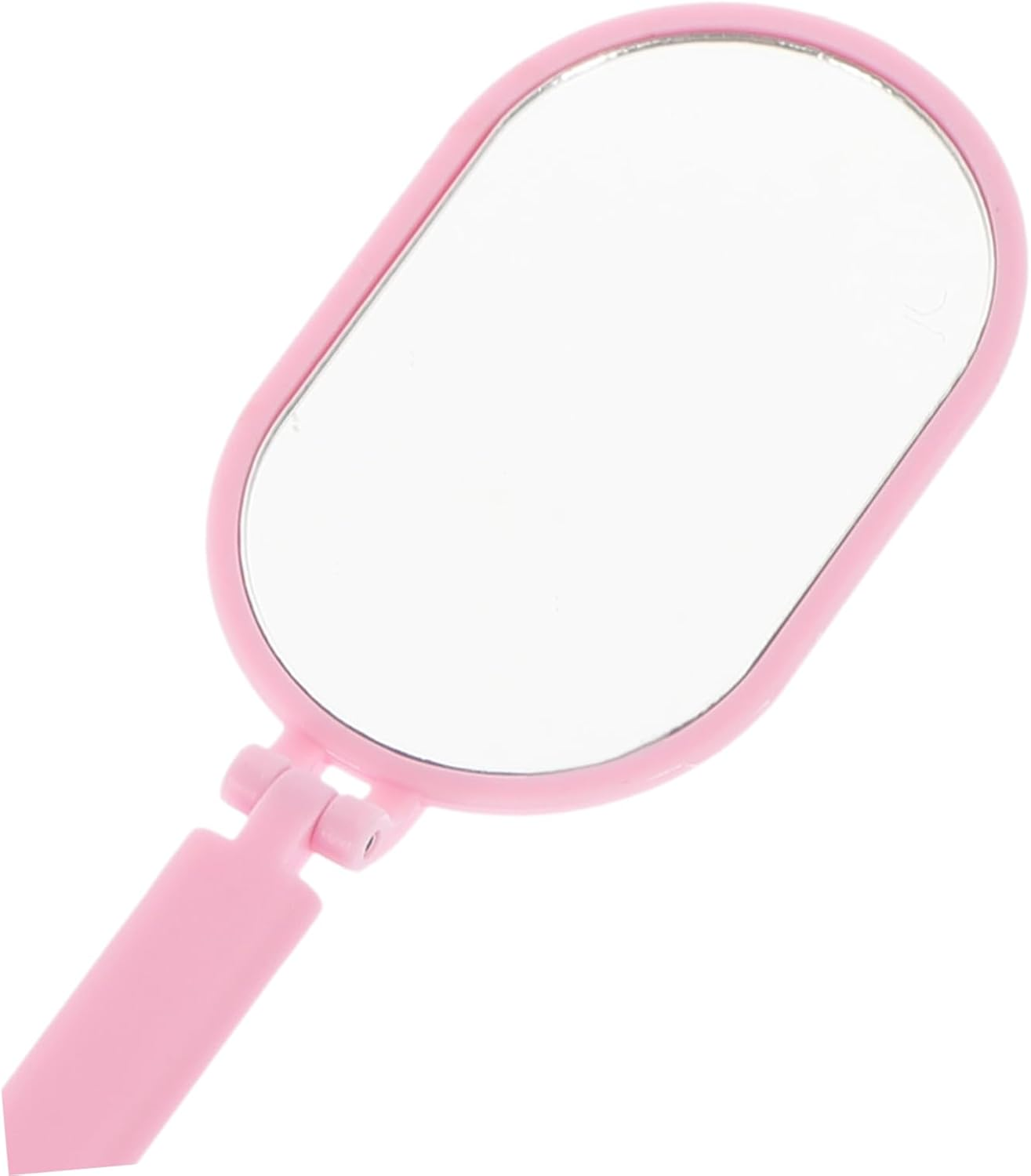 Pink Handheld Lash Extension Mirror Portable Eyelash Check Mirror for Lash Techs Foldable Rotating Design for Salon Use image number 3
