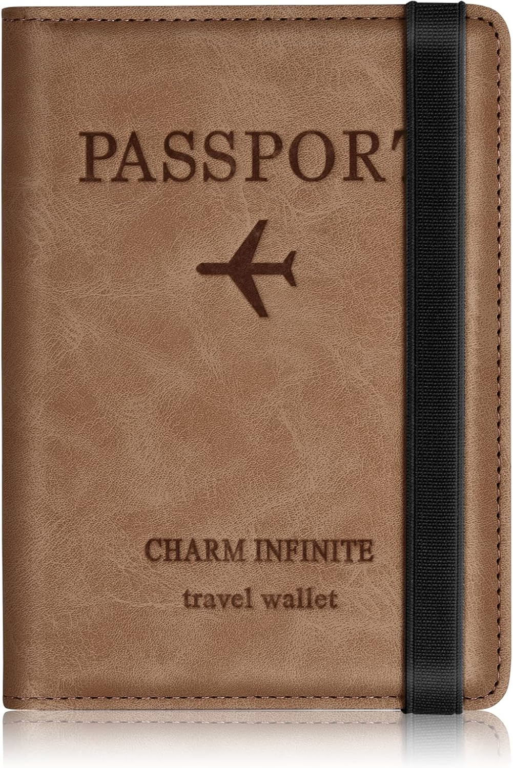 Toctax Passport Case, Passport Holder with RFID Blocker, Passport Holder for Men and Women, Travel Folder for Travel Documents, ID Bag Travel Documents, Credit Card Protective Cover