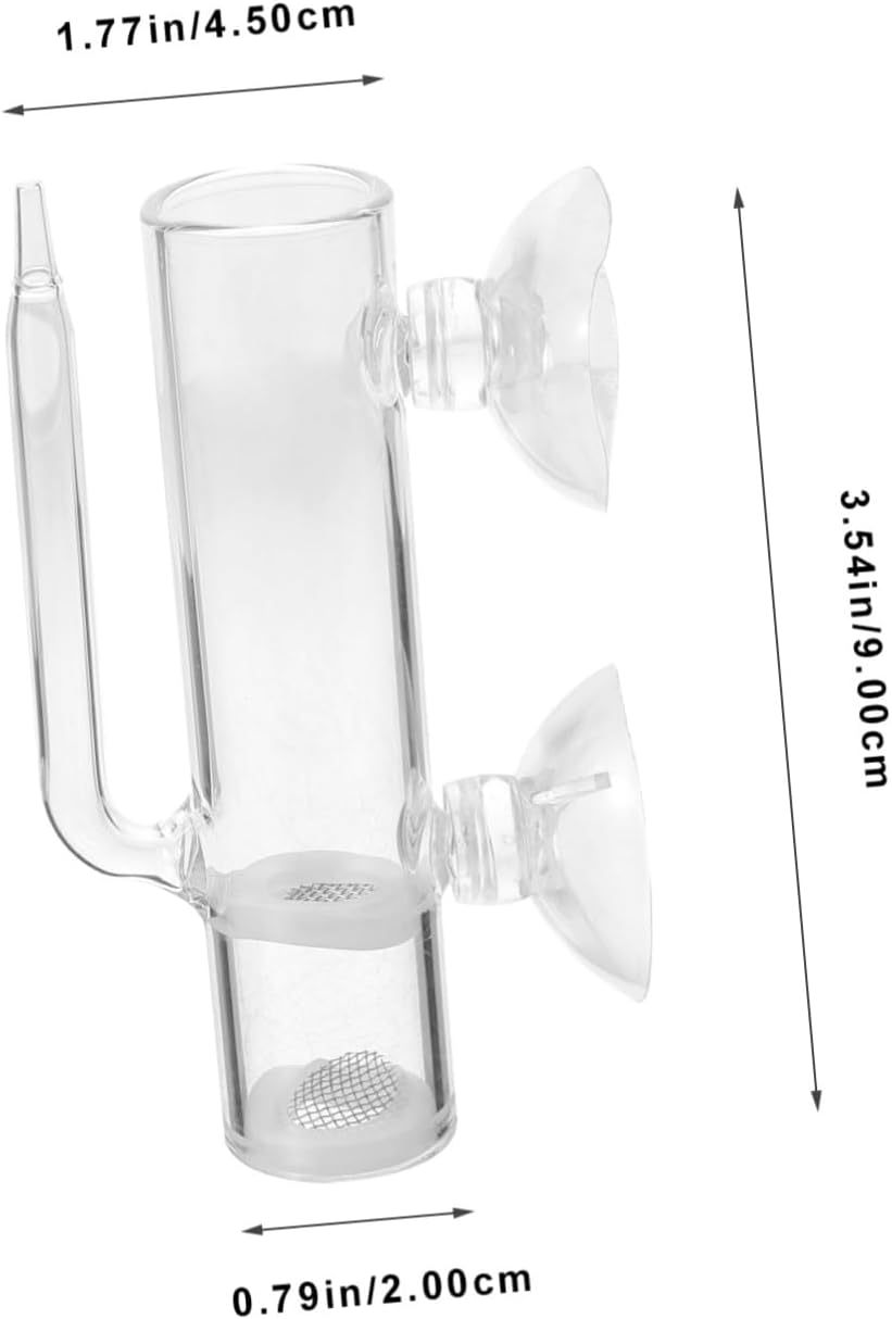 MINAOLULUS Brine Shrimp Hatchery Incubator Box Glass Suction Cup Fish Eggs Hatchery Isolation Tank Aquarium Breeding Container for Ornamental Fish and Aquatic Pets image number 6