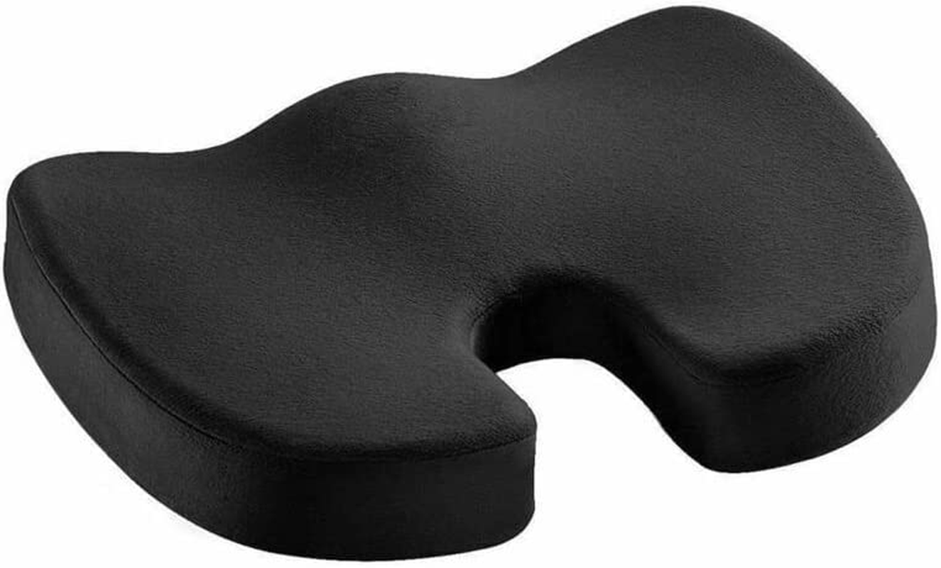 Lauriash Seat Cushion,Coccyx Car Seat Cushion for Office Chair, Desk Chair & Car Driving - Premium Heat Sensitive & Durable with Non Slip Bottom Memory Foam Sitting Pillow - Home Office Chair Cushion image number 3