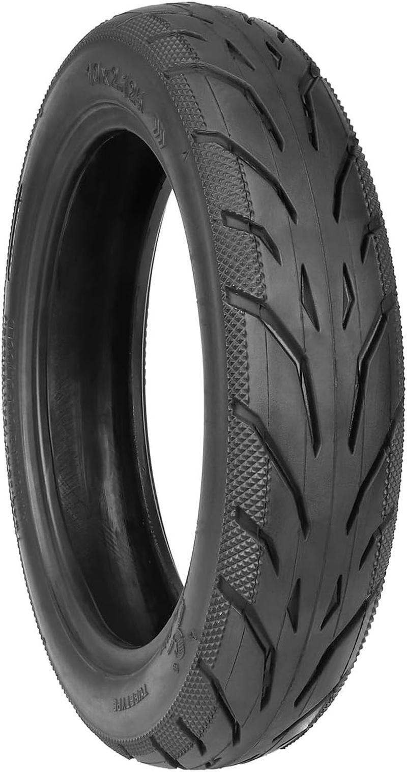 Heavy-Duty 10X2.125 Scooter Tire with Tube Replacement Inner Tube with Straight Valve for Ninebot F30 F20 F25 F40 Scooter Tire for 10 Inch Scooter image number 1