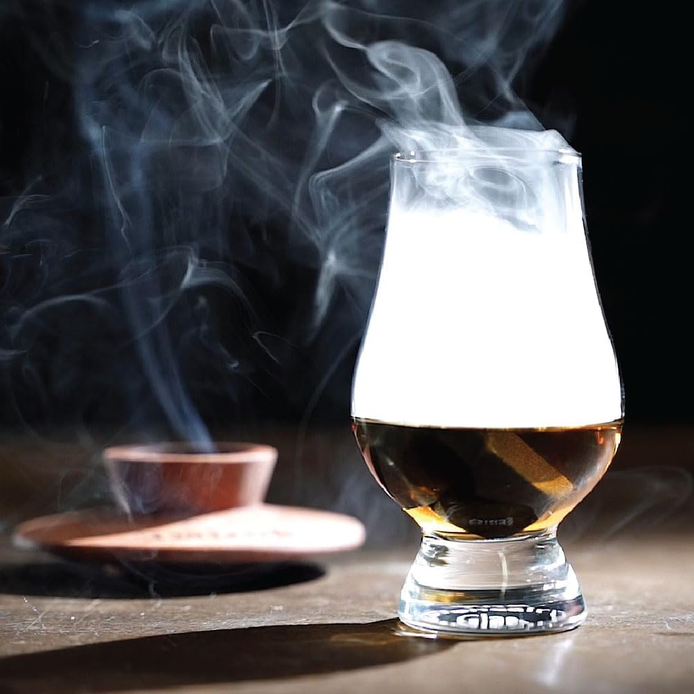 Cocktail Smoker Kit with Torch. Hardwood Whisky Smoker; Six Wood Chips; Butane Torch. Smoke Cocktails, Drinks, Bourbon, Old Fashioned. image number 3