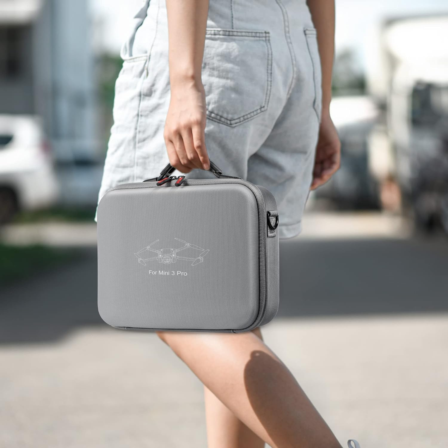 STARTRC Waterproof Case for DJI Mini 3/Mini 3 Pro Case Accessories,Portable Travel Bag for DJI Mini 3 Pro/Mini 3 Fly More Combo(For DJI RC/RC2 Controller) image number 2