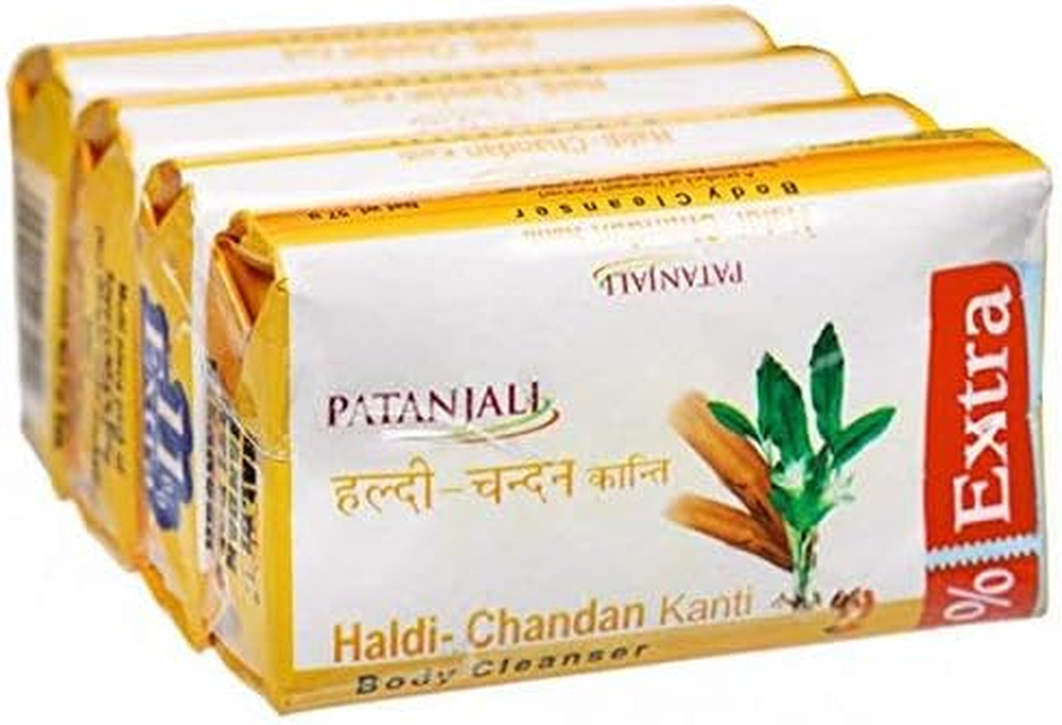 Patanjali Haldi Chandan Body Soap, 57 Gram image number 1