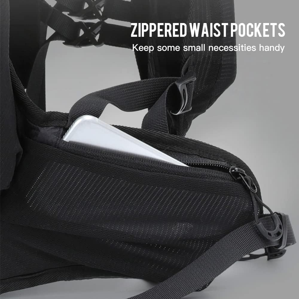 15L Running Backpack Ycle Backpack Sports Vest Ultralight Riding Bag Women Men Breathable Jogging Sport Backpack for Camping Hiking Cycling Sport Bag White White image number 6