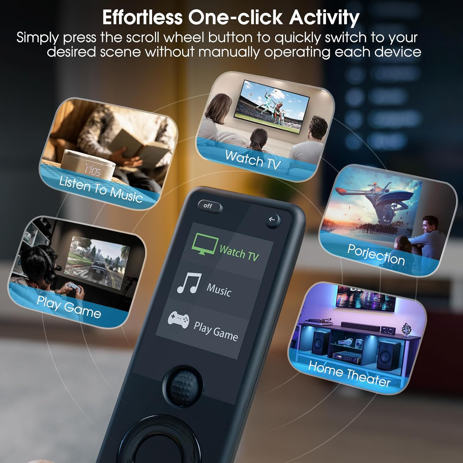 Sofabaton X1S Universal Remote with Hub, All in One Universal Remote Control with Custom Activity Functions, Control up to 60 Ir/Bluetooth/Wifi Devices, Compatible with Alexa & Google Assistant image number 3