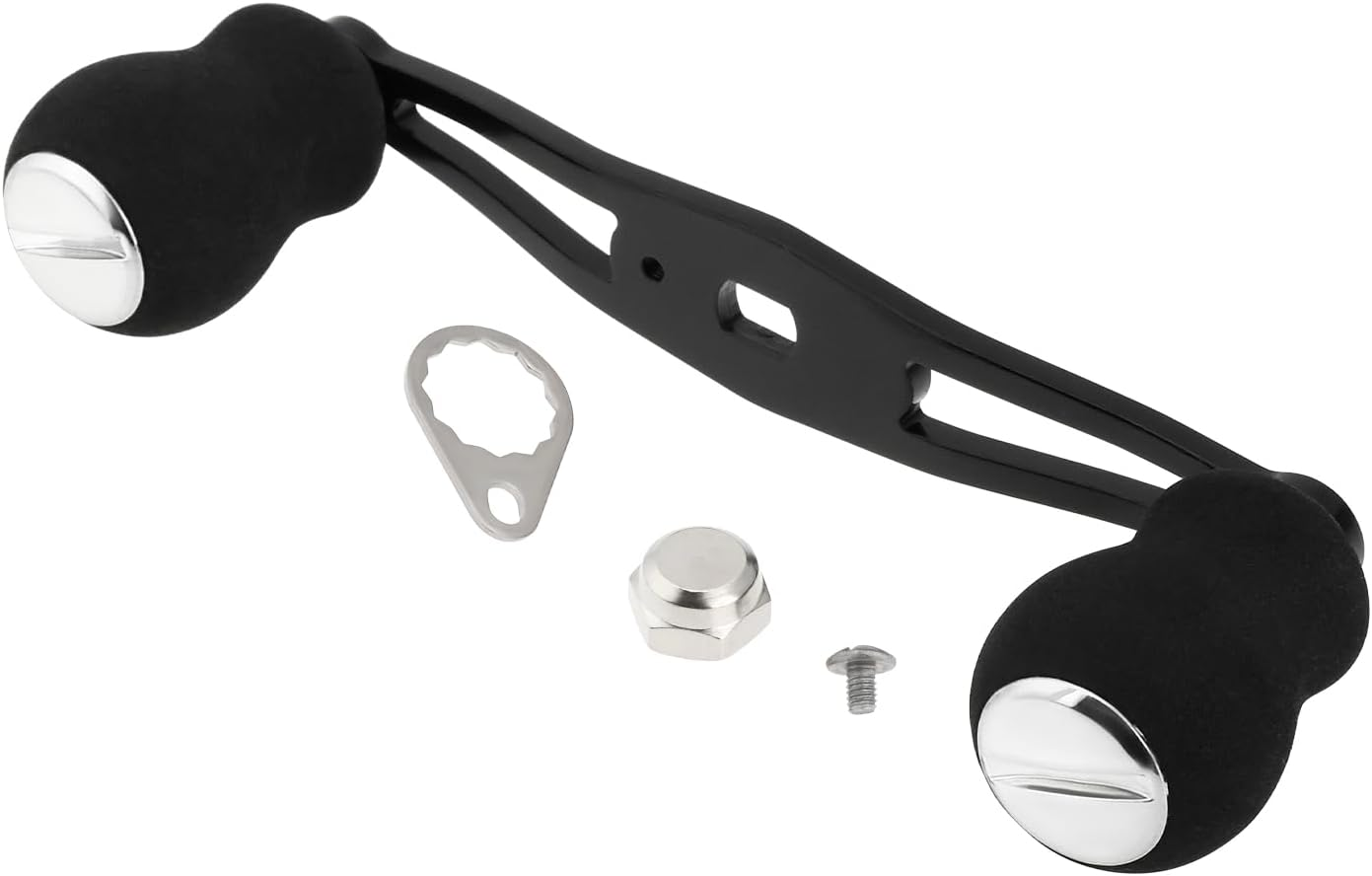 LT Easiyl 1PC Fishing Reel Handle with EVA Handle Compatible with Abu Garcia Daiwa Baitcasting Reel Left or Right Side Installation Fishing Baitcast Reel Handle Rocker image number 6