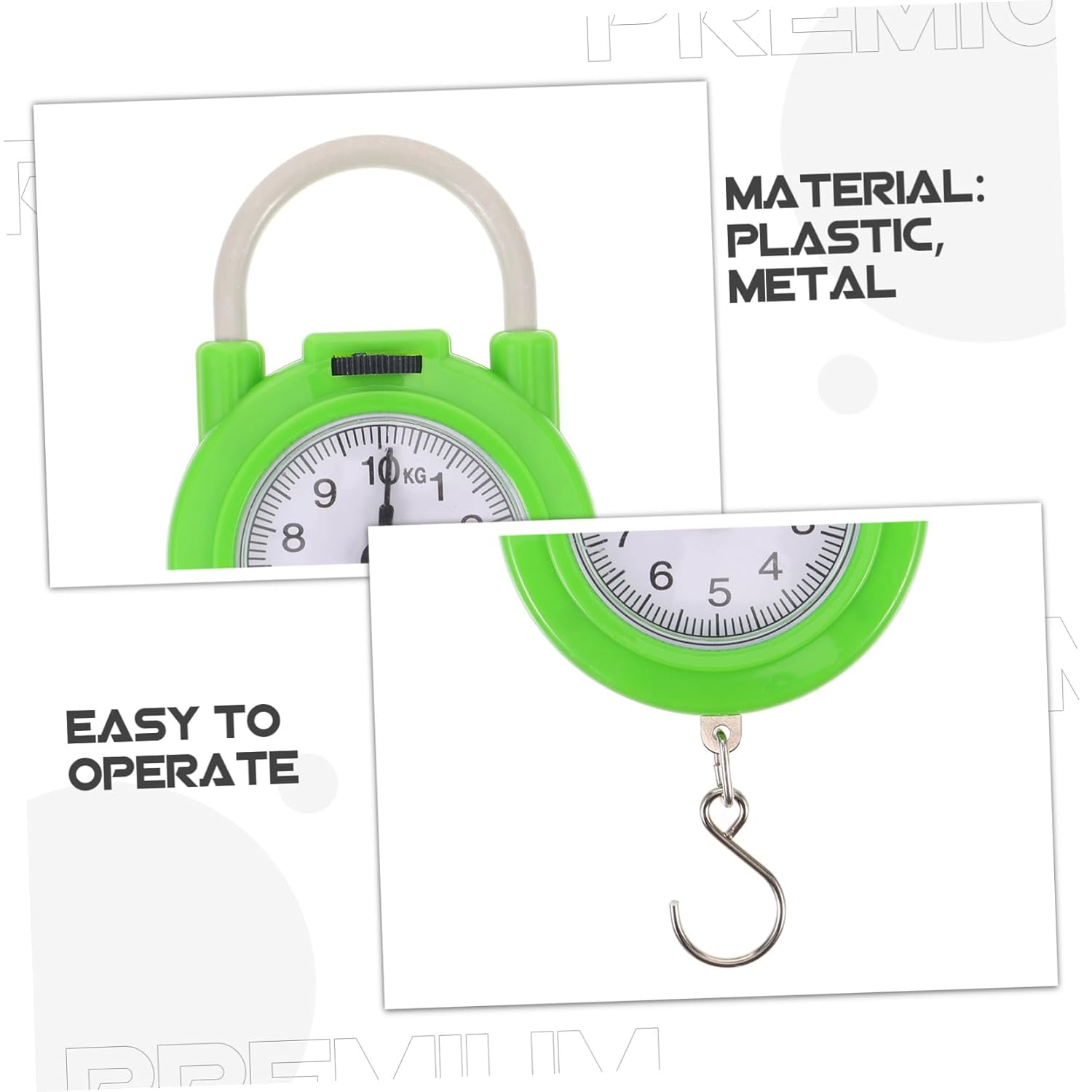 JUMPLAWN Portable Spring Scale Luggage Weight Scale with Hook High Precision for Home and Travel Use image number 6