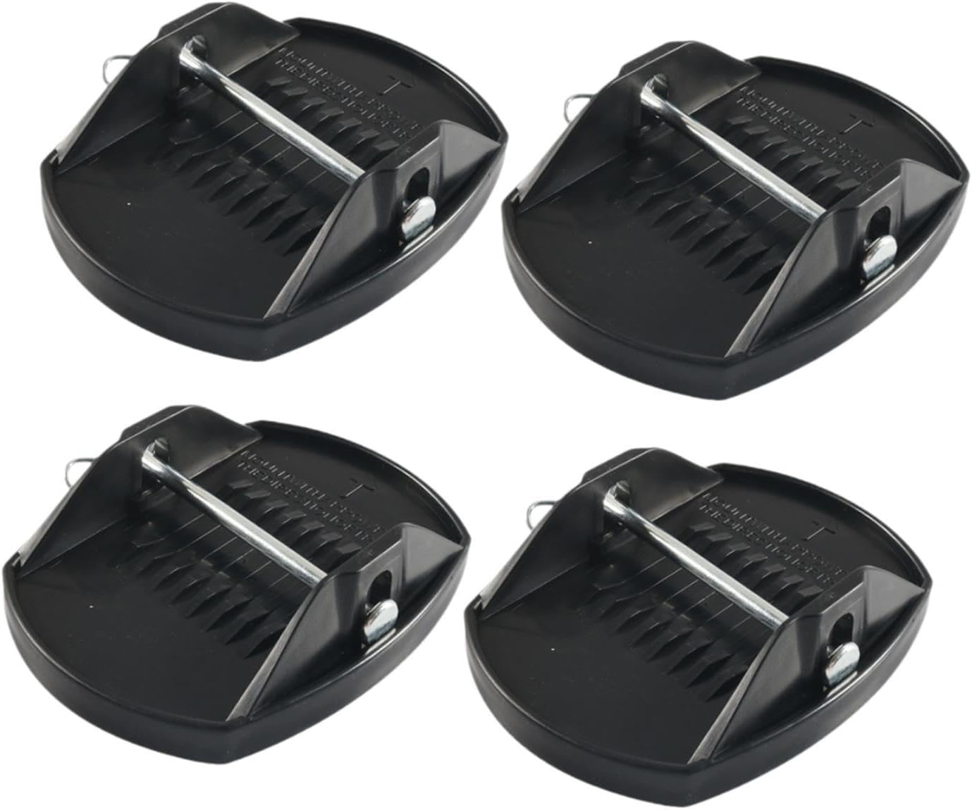 4Pcs RV Trailer Jack Pads Stabiliser Pads High Strength Replacement Wheel Foot Leg Support Adapter for Motorhome image number 1