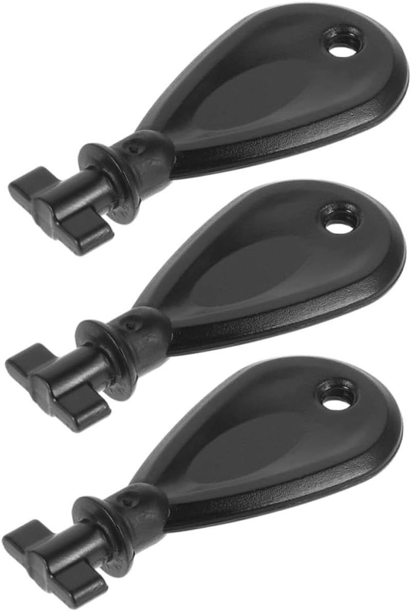 3Pcs Tissue Box Key Replacement for Bathroom Hard Plastic Wipe Dispenser Key image number 3