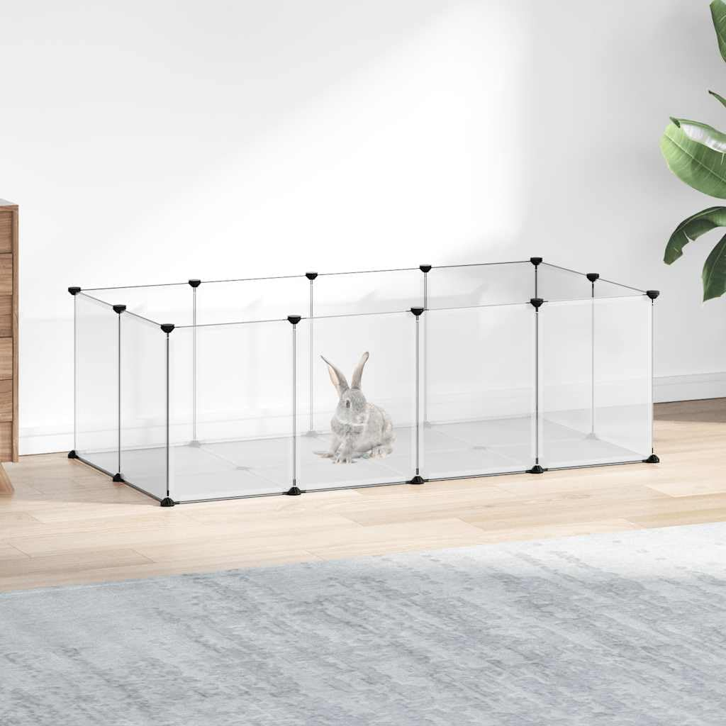 Small Animal Cage Transparent 144X74X46.5 Cm Pet Habitat Indoor Outdoor Enclosure image number 1