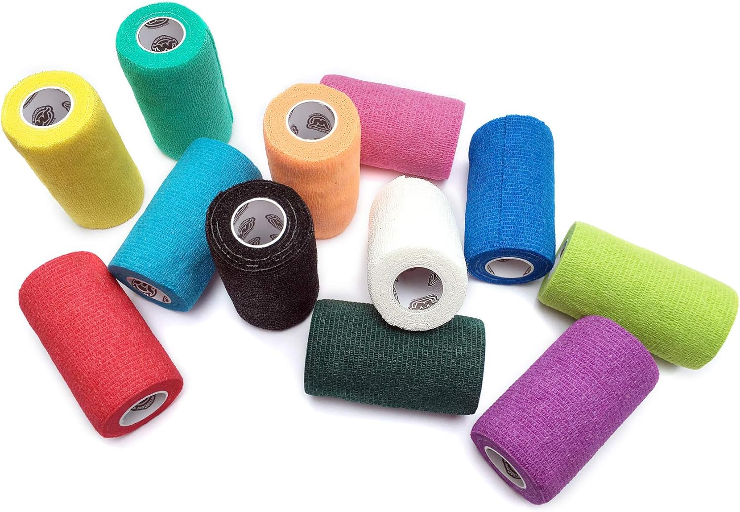 Wildcow Vet Wrap Bulk 4 Vet Tape Wrap Bandages Assorted Colors (Pack of 12) image number 4