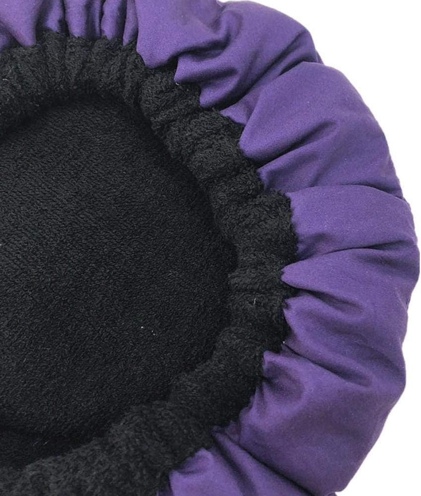 Monland Deep Conditioning Heat Cap Microwavable -Hair Cap Hair Thermal Treatment Cap for Styling Purple image number 1