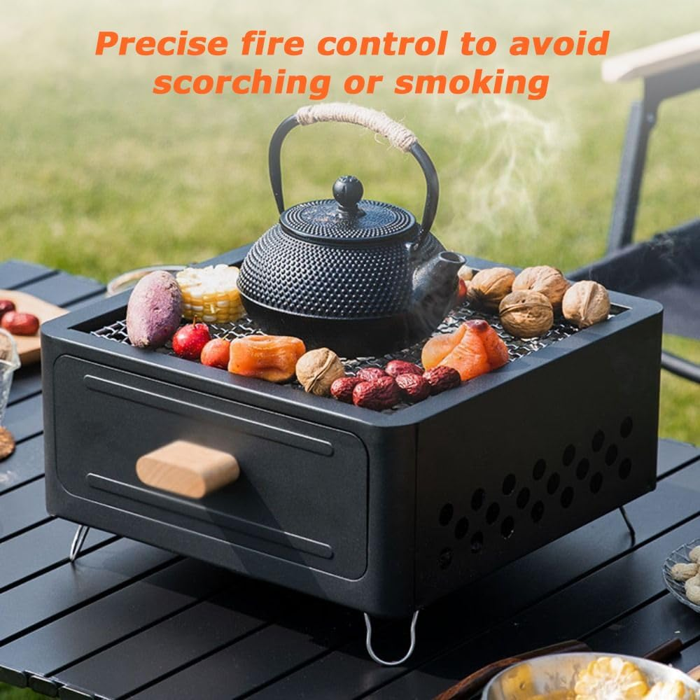 Tabletop Grill/Barbecue Stove,Portable Bbq Grill&Charcoal Grill,Oven for Patio, Beach, Picnic - Making Portable Bbq image number 4